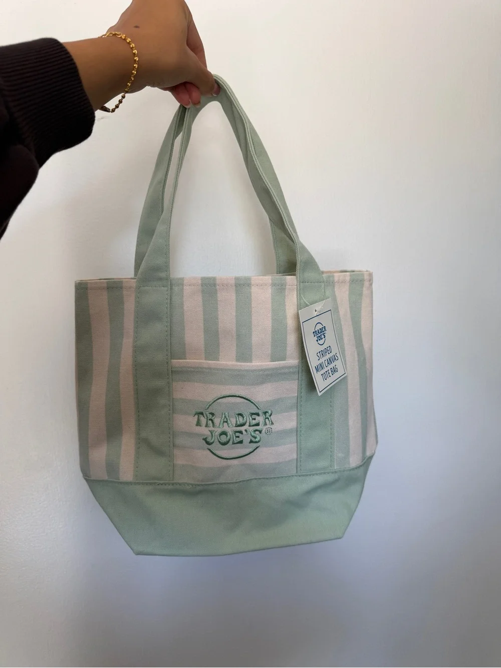 Trader Joe’s Striped Mini Tote